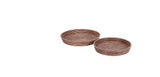 round crosshatch binding tray med