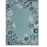 Bring the vibrant colors of a coral reef into your living space with our Aqua Blue Rug! This versatile indoor/outdoor rug adds a splash of ocean-inspired fun to any area.
