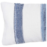 Chindi Stripe Pillow Blue