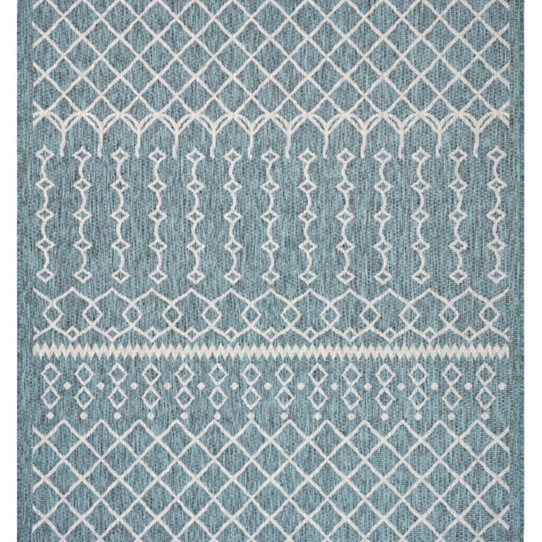 The blend of cool blues and warm grays makes it an easy match for existing furniture and accessories. Durable and stylish, it's the cozy foundation your space has been waiting for!