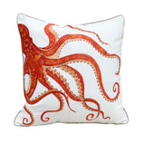 Outdoor Pillow Coral Octopus