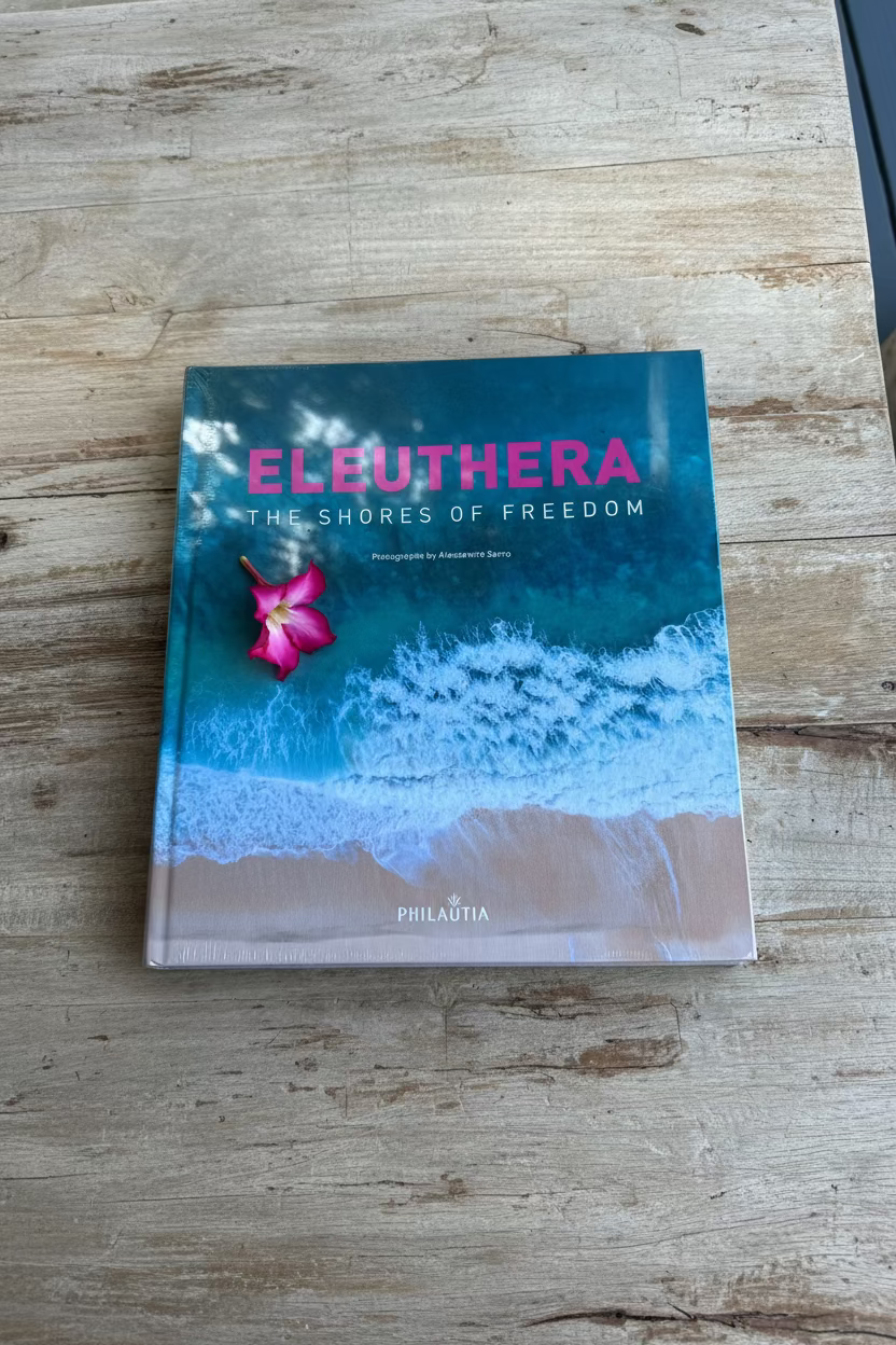 Book titled 'Eleuthera: The Shores of Freedom' by Philautia.