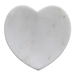 Heart Shaped Dish, White Marble