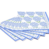 Hydrangea 3-Ply Paper Cocktail Napkins