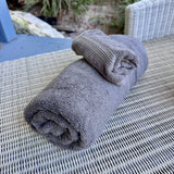 Bath towel and wash cloth set-Charcoal