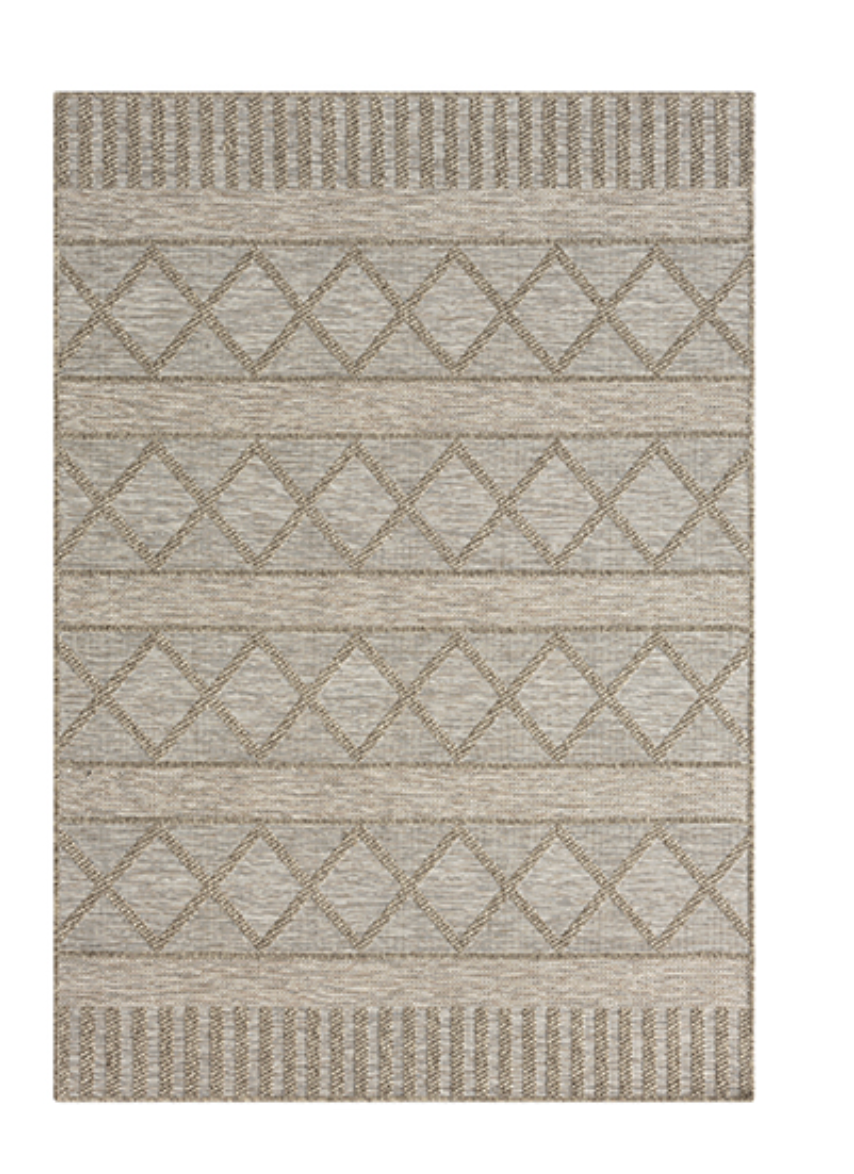 This rug is perfectly suited for patios, porches, or covered outdoor spaces. It is easy to clean and maintain, making it an ideal choice for high-traffic areas and coastal.
