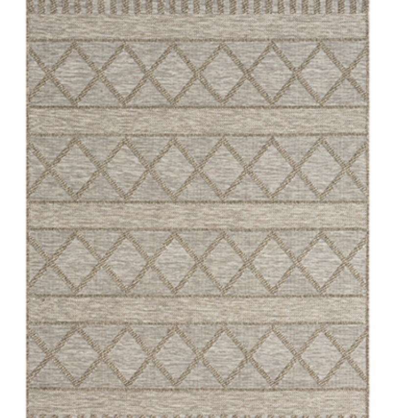 This rug is perfectly suited for patios, porches, or covered outdoor spaces. It is easy to clean and maintain, making it an ideal choice for high-traffic areas and coastal.