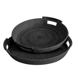 Round Woven Tray Medium