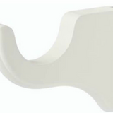 3.5" Curtain Bracket - White