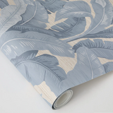 Steel Blue Palm-wallpaper