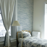Blue Moire Dots