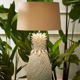 Pineapple Ceramic Lamp - White