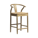 Wish bone counter stool 26" Nat Oak