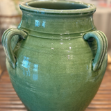 Four Handled Jar-Green