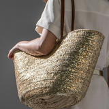 Doom Bag -Leather Handles Gold