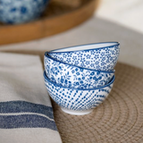 Blue Floral/Dot Bowls