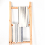 Black/White Stripe Towles -S/2