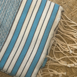 Turkish Towel - Blue Jeans metalic
