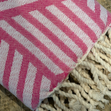 Turkish Towel-White fushia