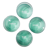 DOF Glass Set of 4