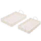 Wicker Scalloped Edge Large