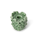 Cruciferous Leaf Taper- Candleholder