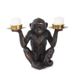 Barkari Monkey Double Tealight -Candle Holder