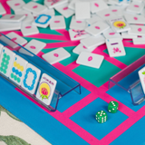 Ice Blue & Brights Travel Mahjong -Set