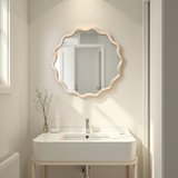 Pine Ripples Round Mirror