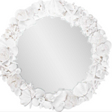 Whitewater Shell Round Wall Mirror