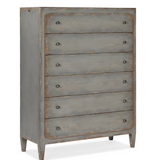 Six Drawer Chest-Gray