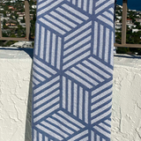 Turkish Towel- Blue/White