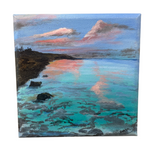 Sunset Over Blue Waters Art