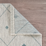 Geometric-patterned rug 