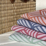 Turkish Towel -Fushia/White