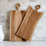 Two wooden serving boards.